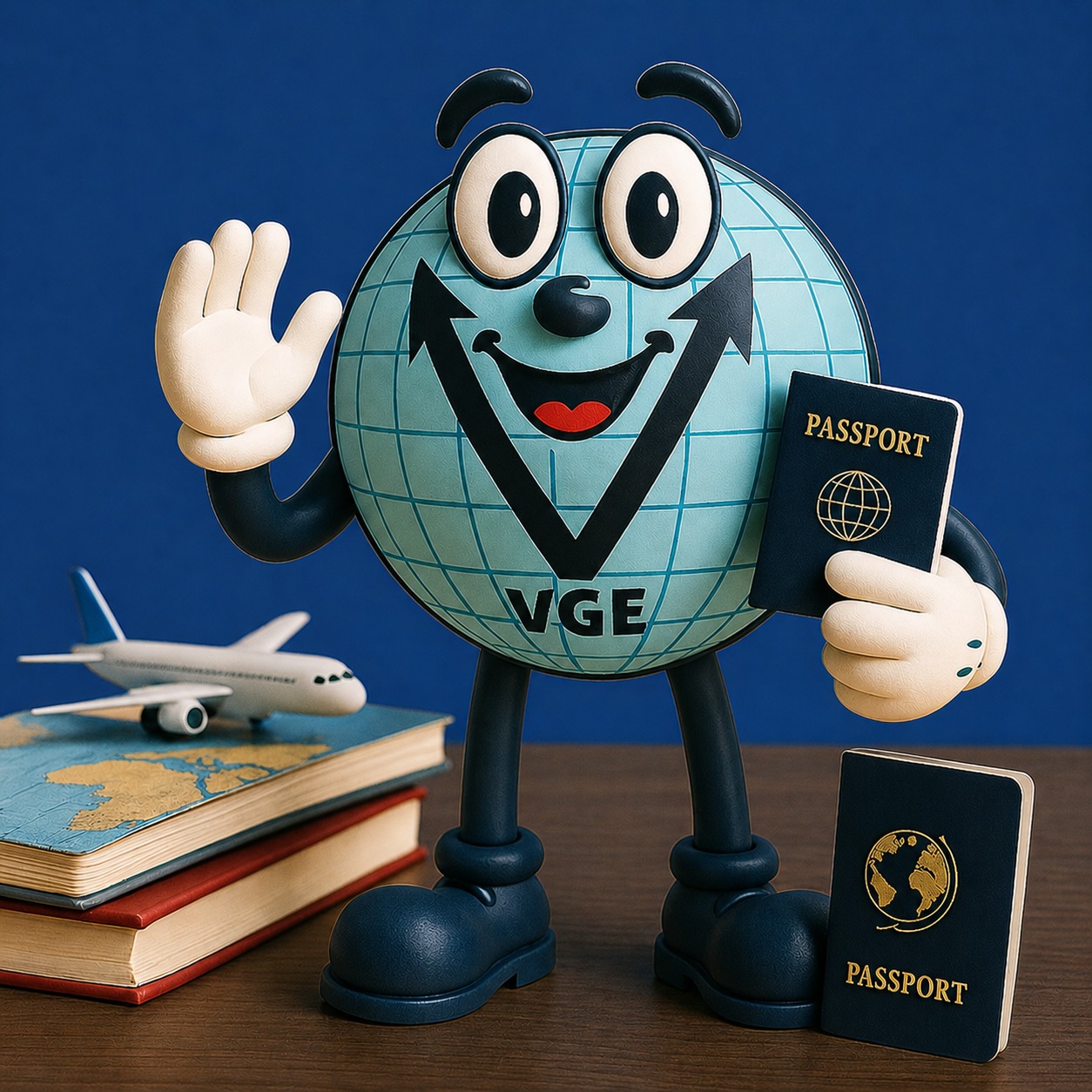 VGE Globe Mascot